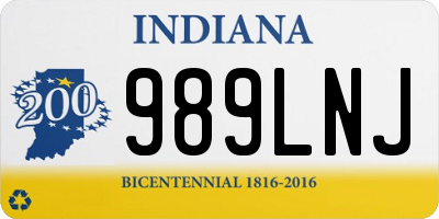 IN license plate 989LNJ