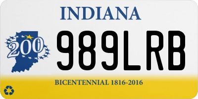 IN license plate 989LRB