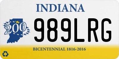IN license plate 989LRG