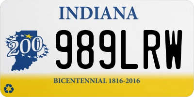 IN license plate 989LRW