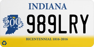 IN license plate 989LRY