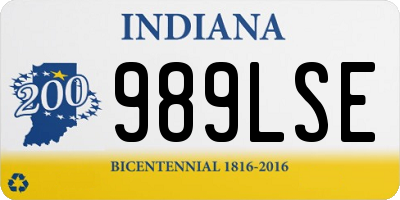 IN license plate 989LSE