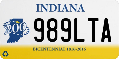 IN license plate 989LTA