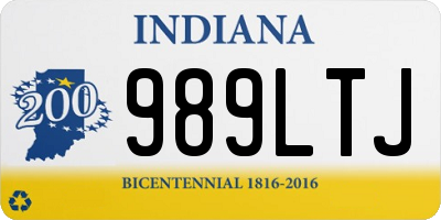 IN license plate 989LTJ