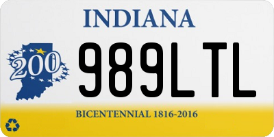 IN license plate 989LTL