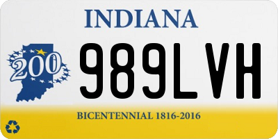 IN license plate 989LVH