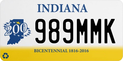 IN license plate 989MMK