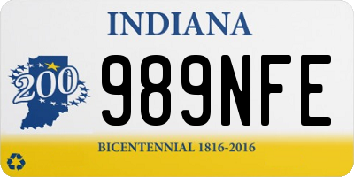 IN license plate 989NFE