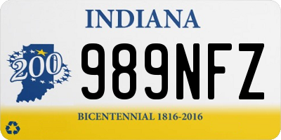IN license plate 989NFZ