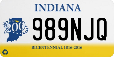 IN license plate 989NJQ