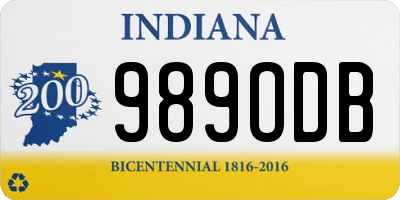 IN license plate 989ODB