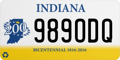 IN license plate 989ODQ