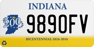 IN license plate 989OFV