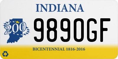 IN license plate 989OGF