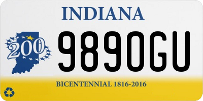 IN license plate 989OGU