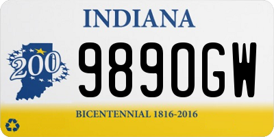 IN license plate 989OGW