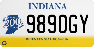 IN license plate 989OGY