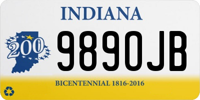 IN license plate 989OJB