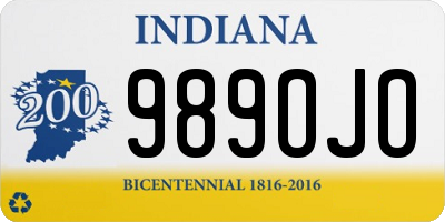 IN license plate 989OJO