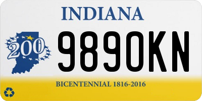 IN license plate 989OKN