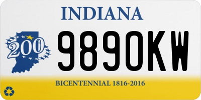 IN license plate 989OKW