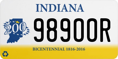 IN license plate 989OOR