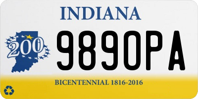 IN license plate 989OPA
