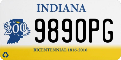 IN license plate 989OPG