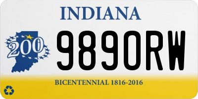 IN license plate 989ORW