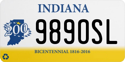 IN license plate 989OSL