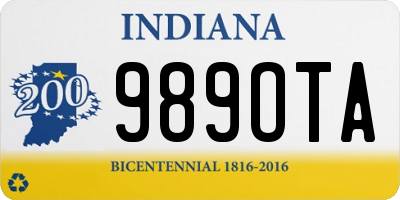 IN license plate 989OTA