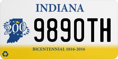 IN license plate 989OTH