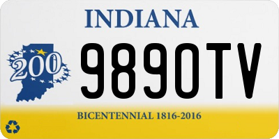 IN license plate 989OTV