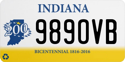 IN license plate 989OVB