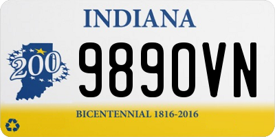 IN license plate 989OVN