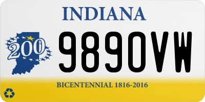 IN license plate 989OVW