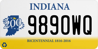 IN license plate 989OWQ