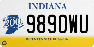 IN license plate 989OWU