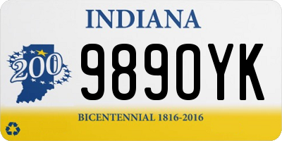 IN license plate 989OYK