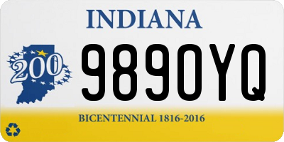 IN license plate 989OYQ