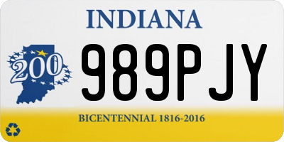 IN license plate 989PJY