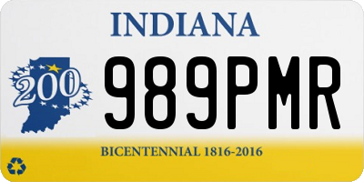 IN license plate 989PMR