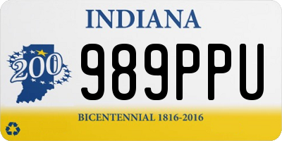 IN license plate 989PPU