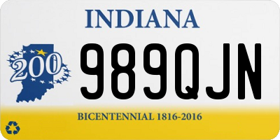 IN license plate 989QJN