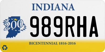 IN license plate 989RHA