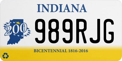 IN license plate 989RJG