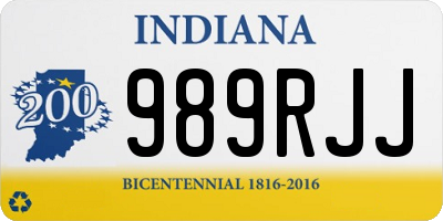 IN license plate 989RJJ