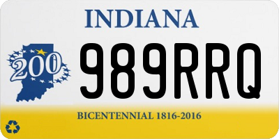 IN license plate 989RRQ