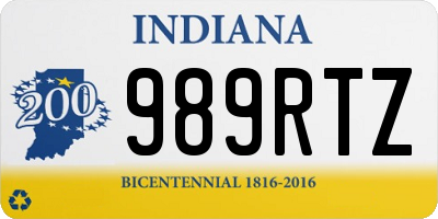 IN license plate 989RTZ