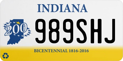 IN license plate 989SHJ